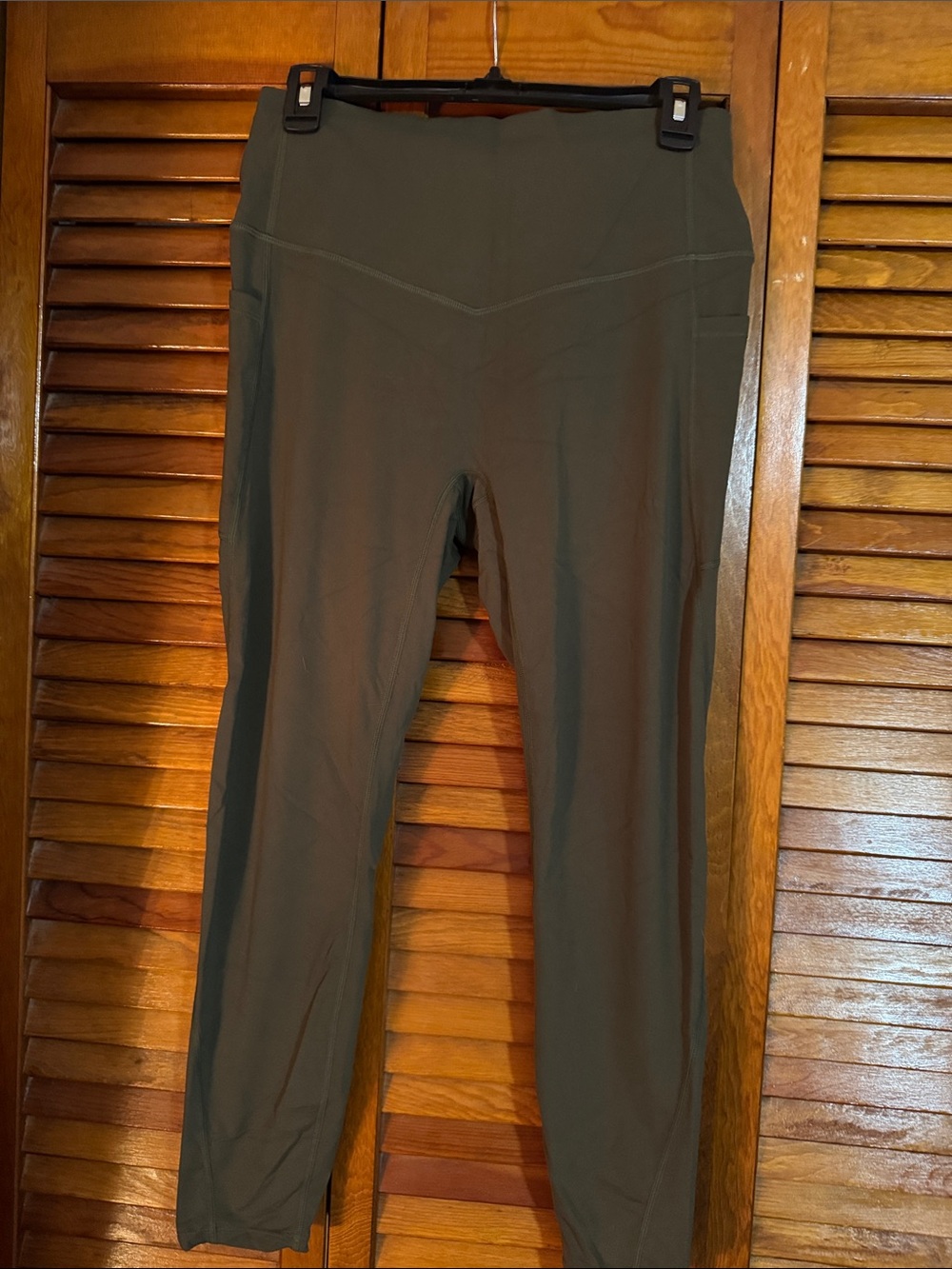 Halara High-Waist Olive Green Leggings